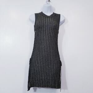 REVOLVE NBD Sparkles SEXY Knit Mini Dress Side Lace Up